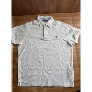 Roberto Cavalli white cotton polo shirt unisex large